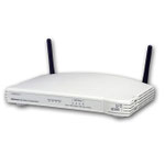 The 3Com 3CRWER100-75 router with 54mbps WiFi, 4 100mbps ETH-ports and
                                                 0 USB-ports