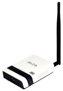 Thumbnail for the ALFA Network AIP-W502U router with 300mbps WiFi, 1 100mbps ETH-ports and
                                         0 USB-ports