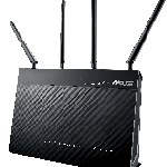 The ASUS DSL-AC87VG router with Gigabit WiFi, 4 N/A ETH-ports and
                                                 0 USB-ports