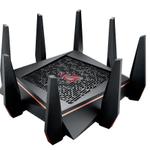 The ASUS GT-AC5300 router with Gigabit WiFi, 8 N/A ETH-ports and
                                                 0 USB-ports
