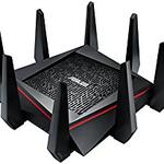 The ASUS GT-AC9600 router with Gigabit WiFi, 8 N/A ETH-ports and
                                                 0 USB-ports
