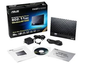 Thumbnail for the ASUS RT-AC56S router with Gigabit WiFi, 4 N/A ETH-ports and
                                         0 USB-ports