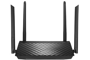 Thumbnail for the ASUS RT-AC59U router with Gigabit WiFi, 4 N/A ETH-ports and
                                         0 USB-ports