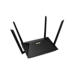 The ASUS RT-AX53U router with Gigabit WiFi, 3 N/A ETH-ports and
                                                 0 USB-ports
