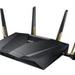 The ASUS RT-AX88U router has Gigabit WiFi, 8 N/A ETH-ports and 0 USB-ports. It has a total combined WiFi throughput of 6000 Mpbs.<br>It is also known as the <i>ASUS AX6000 Dual Band 802.11ax WiFi Router.</i>