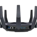 The ASUS RT-AX89X router with Gigabit WiFi, 8 N/A ETH-ports and
                                                 0 USB-ports