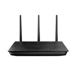 The ASUS RT-N66U router with 300mbps WiFi, 4 N/A ETH-ports and
                                                 0 USB-ports