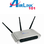 The Airlink101 AR525W router with 54mbps WiFi, 4 100mbps ETH-ports and
                                                 0 USB-ports