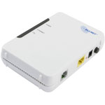 The Allnet ALL0333CJ router with No WiFi, 1 100mbps ETH-ports and
                                                 0 USB-ports