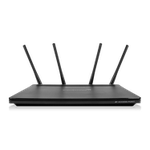 The Amped Wireless APA2600M router with Gigabit WiFi, 4 N/A ETH-ports and
                                                 0 USB-ports