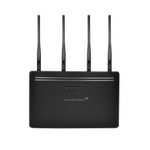 The Amped Wireless RE2600M router with Gigabit WiFi, 4 N/A ETH-ports and
                                                 0 USB-ports