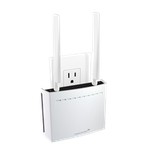 The Amped Wireless REC44M router with Gigabit WiFi, 1 N/A ETH-ports and
                                                 0 USB-ports