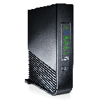 The Arris NVG448B router with Gigabit WiFi, 4 N/A ETH-ports and
                                                 0 USB-ports