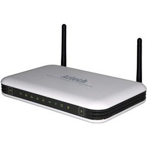 Thumbnail for the Aztech DSL5008EN router with 300mbps WiFi, 4 100mbps ETH-ports and
                                         0 USB-ports