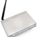 The Buffalo WYR-G54 router has 54mbps WiFi, 4 100mbps ETH-ports and 0 USB-ports. 
