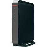 The Buffalo WZR-900DHP router with 300mbps WiFi, 4 N/A ETH-ports and
                                                 0 USB-ports