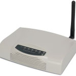 The CC&C WA2204 router with 11mbps WiFi, 4 100mbps ETH-ports and
                                                 0 USB-ports