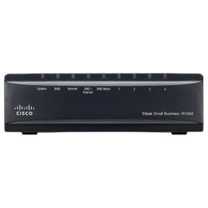 Thumbnail for the Cisco RV042 router with No WiFi, 4 100mbps ETH-ports and
                                         0 USB-ports