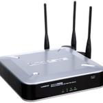 The Cisco WAP4410N router with 300mbps WiFi, 1 N/A ETH-ports and
                                                 0 USB-ports
