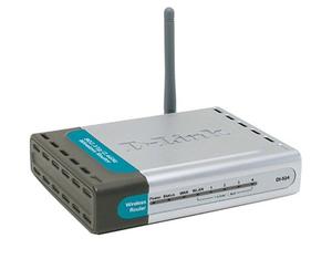 Thumbnail for the D-Link DI-524 rev I1 router with 300mbps WiFi, 4 100mbps ETH-ports and
                                         0 USB-ports