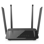 The D-Link DIR-822 rev D1 router with Gigabit WiFi, 4 100mbps ETH-ports and
                                                 0 USB-ports