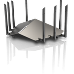 The D-Link DIR-X9000 router with Gigabit WiFi, 4 N/A ETH-ports and
                                                 0 USB-ports