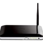The D-Link DWR-555 router with 300mbps WiFi, 4 100mbps ETH-ports and
                                                 0 USB-ports
