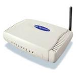 The Dynalink RTA1025W router with 54mbps WiFi, 4 100mbps ETH-ports and
                                                 0 USB-ports