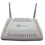 The ECI B-FOCuS O-4G2PW router with 300mbps WiFi, 4 N/A ETH-ports and
                                                 0 USB-ports