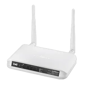 Thumbnail for the Edimax BR-6475nD router with 300mbps WiFi, 4 N/A ETH-ports and
                                         0 USB-ports