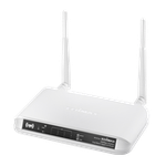 The Edimax BR-6475nD router with 300mbps WiFi, 4 N/A ETH-ports and
                                                 0 USB-ports