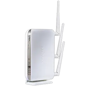 Thumbnail for the Edimax BR-6574n router with 300mbps WiFi, 4 N/A ETH-ports and
                                         0 USB-ports