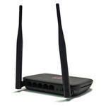 The Fibertool FT-AIR-ONE-F router with 300mbps WiFi, 4 100mbps ETH-ports and
                                                 0 USB-ports
