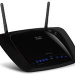 The Linksys E2100L router with 300mbps WiFi, 4 100mbps ETH-ports and
                                                 0 USB-ports