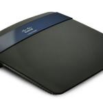 The Linksys E3200 router with 300mbps WiFi, 4 N/A ETH-ports and
                                                 0 USB-ports