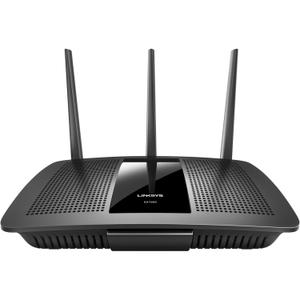 Thumbnail for the Linksys EA7300 router with Gigabit WiFi, 4 N/A ETH-ports and
                                         0 USB-ports