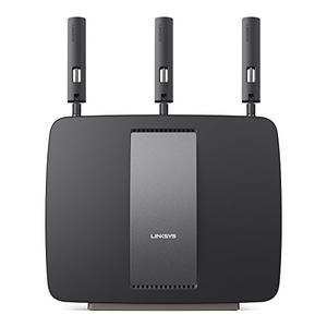 Thumbnail for the Linksys EA9200 router with Gigabit WiFi, 4 N/A ETH-ports and
                                         0 USB-ports