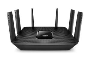 Thumbnail for the Linksys EA9300 router with Gigabit WiFi, 4 N/A ETH-ports and
                                         0 USB-ports
