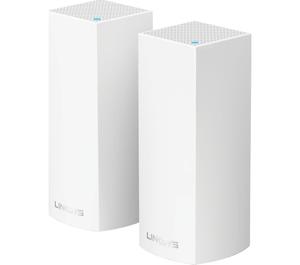Thumbnail for the Linksys Velop (WHW03) router with Gigabit WiFi, 1 N/A ETH-ports and
                                         0 USB-ports