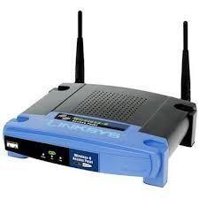 Thumbnail for the Linksys WAP54G v2 router with 54mbps WiFi, 1 100mbps ETH-ports and
                                         0 USB-ports