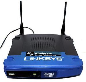 Thumbnail for the Linksys WET11 v2 router with 11mbps WiFi, 1 N/A ETH-ports and
                                         0 USB-ports