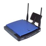 The Linksys WRT300N v1.1 router with 300mbps WiFi, 4 100mbps ETH-ports and
                                                 0 USB-ports