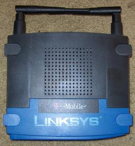 Thumbnail for the Linksys WRT54GL v1.1 router with 54mbps WiFi, 4 100mbps ETH-ports and
                                         0 USB-ports