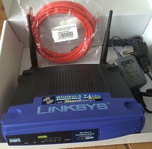 Thumbnail for the Linksys WRT54GS v5.1 router with 54mbps WiFi, 4 100mbps ETH-ports and
                                         0 USB-ports