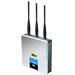 The Linksys WRT54GX4 router has 54mbps WiFi, 4 100mbps ETH-ports and 0 USB-ports. <br>It is also known as the <i>Linksys Wireless-G Broadband Router with SRX400.</i>