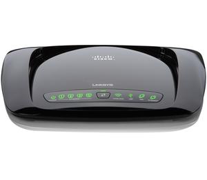 Thumbnail for the Linksys WRT610N v2 router with 300mbps WiFi, 4 N/A ETH-ports and
                                         0 USB-ports