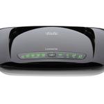 The Linksys WRT610N v2 router with 300mbps WiFi, 4 N/A ETH-ports and
                                                 0 USB-ports