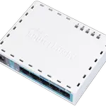 The MikroTik RouterBOARD 750 (RB750) router with No WiFi, 4 100mbps ETH-ports and
                                                 0 USB-ports