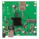 The MikroTik RouterBOARD M11 (RBM11G) router with No WiFi, 1 N/A ETH-ports and
                                                 0 USB-ports