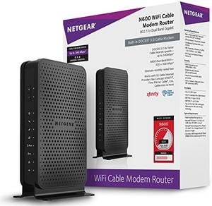 Thumbnail for the Netgear C3700 router with 300mbps WiFi, 2 N/A ETH-ports and
                                         0 USB-ports